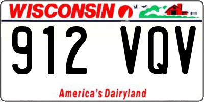 WI license plate 912VQV