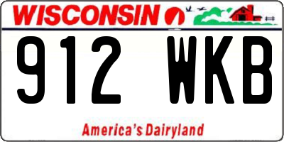 WI license plate 912WKB