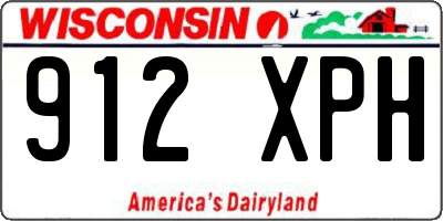WI license plate 912XPH