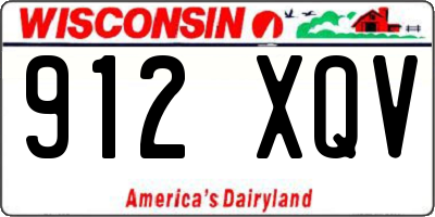 WI license plate 912XQV