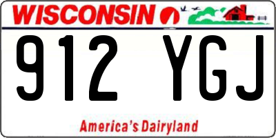 WI license plate 912YGJ