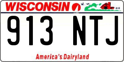 WI license plate 913NTJ