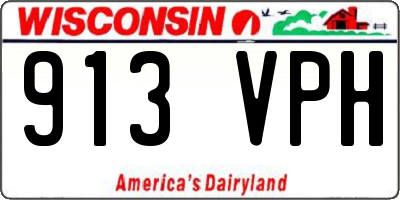 WI license plate 913VPH