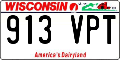 WI license plate 913VPT