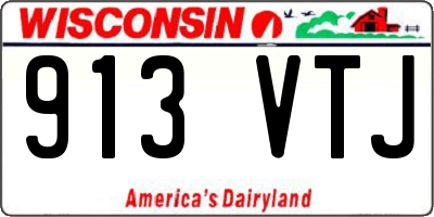 WI license plate 913VTJ