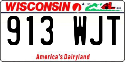 WI license plate 913WJT