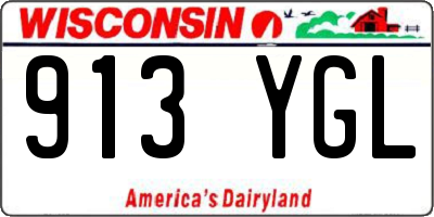 WI license plate 913YGL