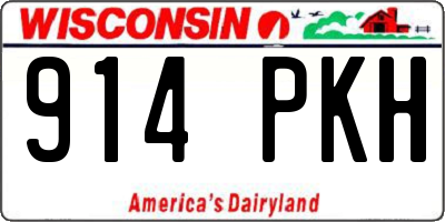 WI license plate 914PKH
