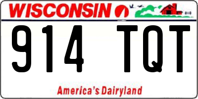 WI license plate 914TQT