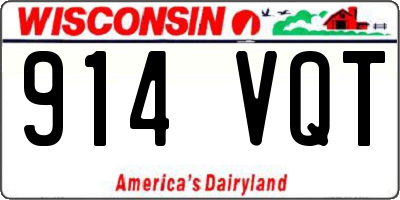 WI license plate 914VQT