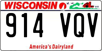 WI license plate 914VQV