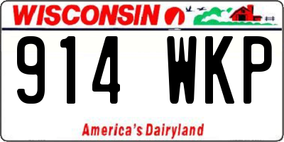 WI license plate 914WKP