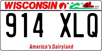 WI license plate 914XLQ