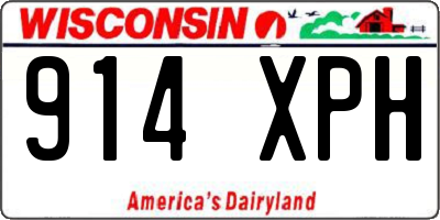 WI license plate 914XPH