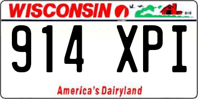 WI license plate 914XPI