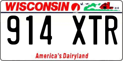 WI license plate 914XTR