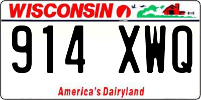 WI license plate 914XWQ