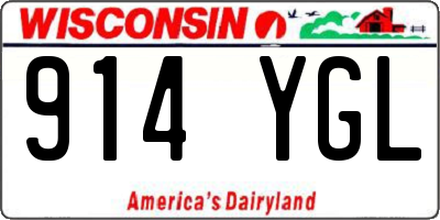 WI license plate 914YGL