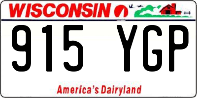 WI license plate 915YGP
