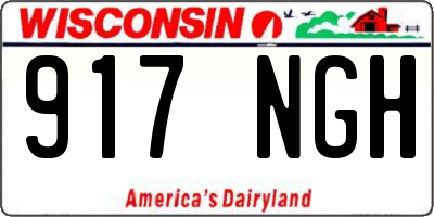 WI license plate 917NGH