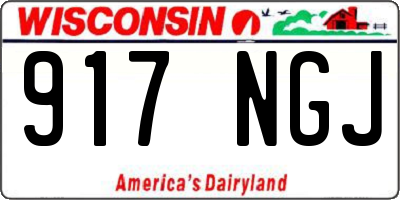 WI license plate 917NGJ