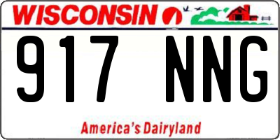 WI license plate 917NNG