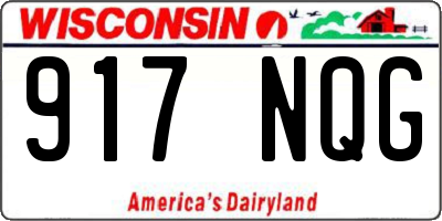 WI license plate 917NQG