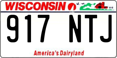 WI license plate 917NTJ