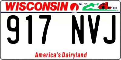 WI license plate 917NVJ