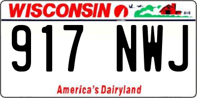 WI license plate 917NWJ