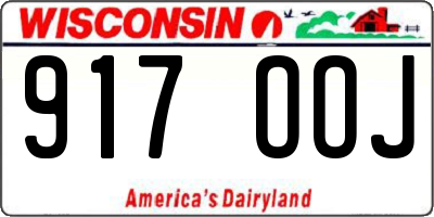 WI license plate 917OOJ