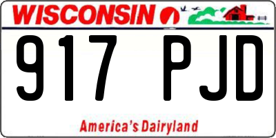 WI license plate 917PJD