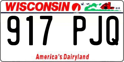 WI license plate 917PJQ