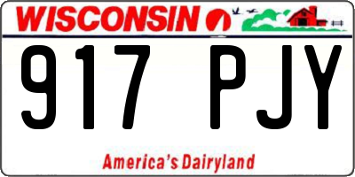 WI license plate 917PJY