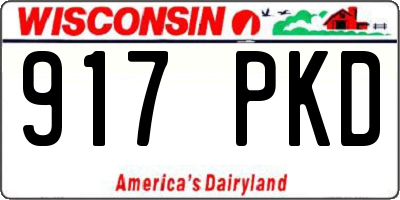 WI license plate 917PKD