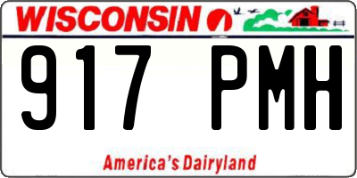 WI license plate 917PMH