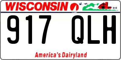 WI license plate 917QLH