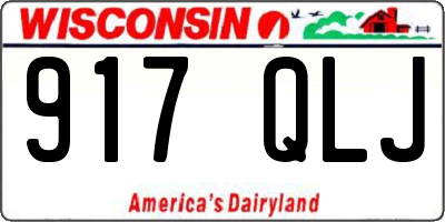WI license plate 917QLJ