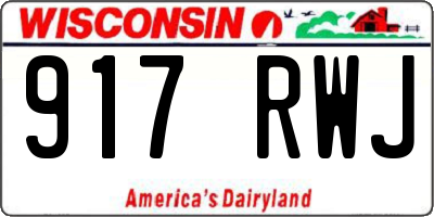 WI license plate 917RWJ