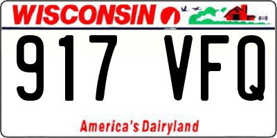 WI license plate 917VFQ