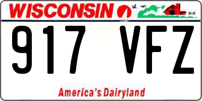 WI license plate 917VFZ