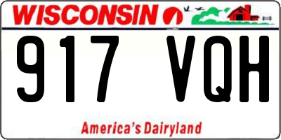 WI license plate 917VQH