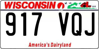 WI license plate 917VQJ