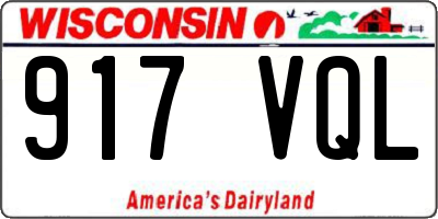 WI license plate 917VQL