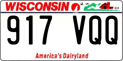WI license plate 917VQQ