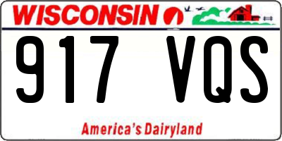 WI license plate 917VQS