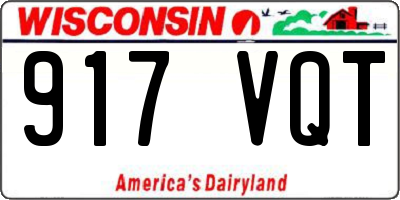 WI license plate 917VQT