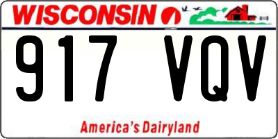 WI license plate 917VQV