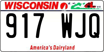 WI license plate 917WJQ