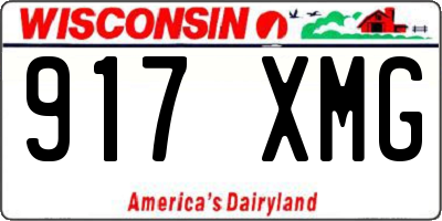 WI license plate 917XMG